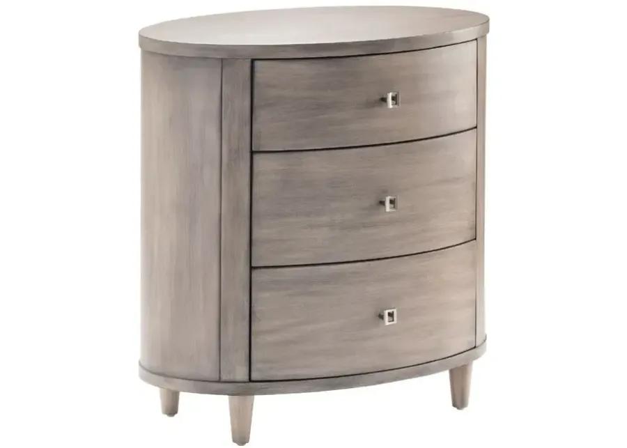 HAWTHORNE ESTATE GREY WASH OVAL CHEST