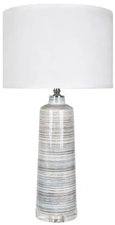 Crestview Baron Soft Blue & Grey Table Lamp