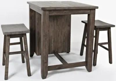 MADISON COUNTY 3PC COUNTER SET BARNWOOD