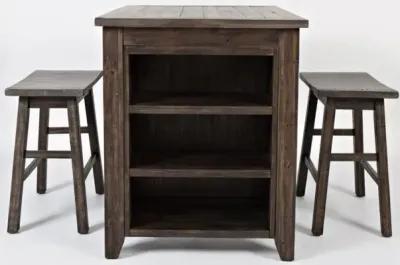 MADISON COUNTY 3PC COUNTER SET BARNWOOD