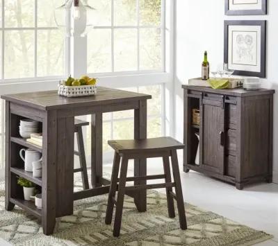 MADISON COUNTY 3PC COUNTER SET BARNWOOD