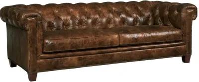 Hooker Furniture Chester Leather Stationary Sofa