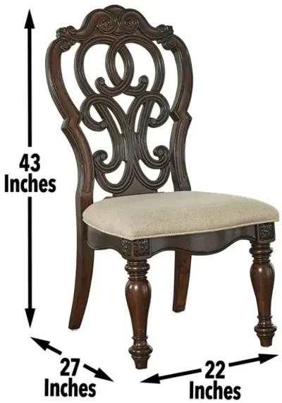 Steve Silver Royale Warm Pecan Side Chair