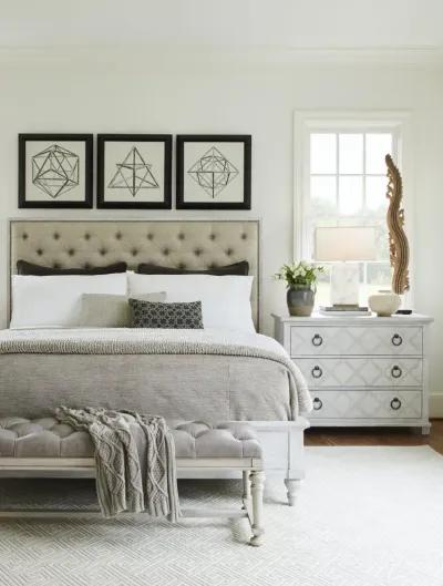 SAG HARBOR TUFTED UPHOLSTERED BED 5/0 QUEEN OYSTER BAY