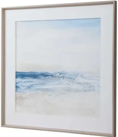 Uttermost Surf & Sand Blue/White Framed Print