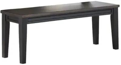 Steve Silver Raven Noir Two-Tone Bench