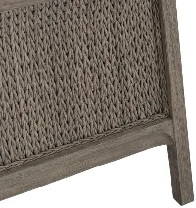 Bernhardt Ibiza Grey Outdoor Teak Lounge Chair