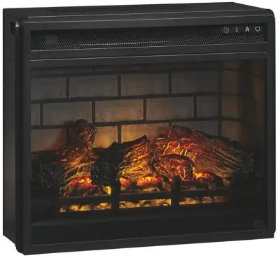 Ashley Entertainment Accessories Electric Infrared Fireplace Insert Black Signature Design