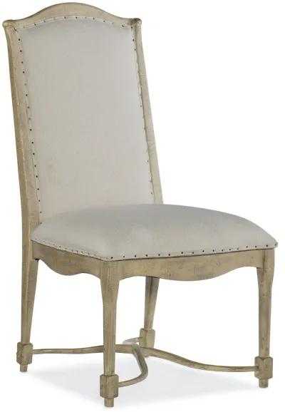 Hooker Furniture Ciao Bella Upholstered Back Natural Finish Side Chair