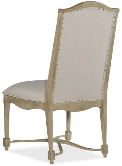 Hooker Furniture Ciao Bella Upholstered Back Natural Finish Side Chair