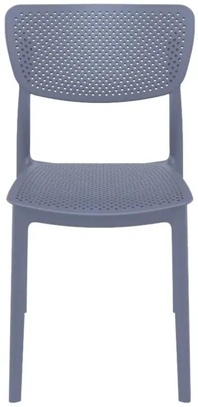 Compamia Lucy Outdoor Dining Chair Dark Gray