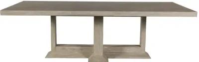 Artistica Home by Lexington Cohesion Program Emissary 96 Inch Modern Wood Dining Table White Washed