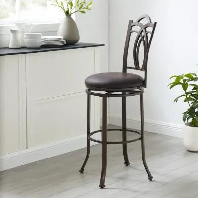 Linon Calif Metal Bar Stool