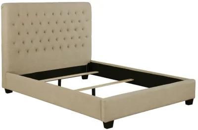 Coaster Chloe Upholstered Full Panel Bed Oatmeal