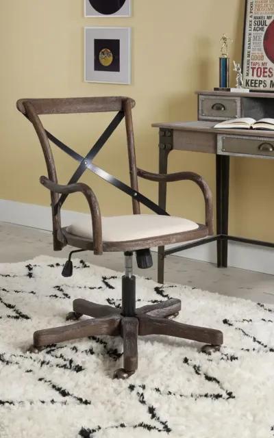 Carson Caf Neutral Home Office Desk Chair