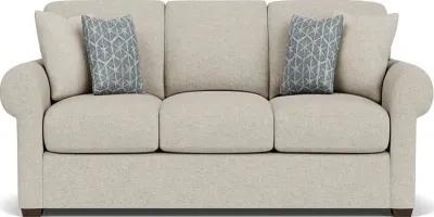 Flexsteel Randall Silver Driftwood Three-Cushion Sofa