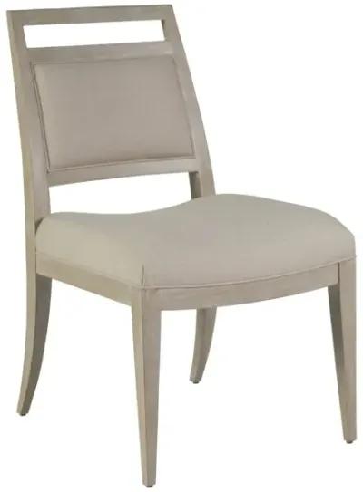 Artistica Home by Lexington Cohesion Program Nico 19.75 Inch Upholstered Wood Side Chair White Washed/Beige