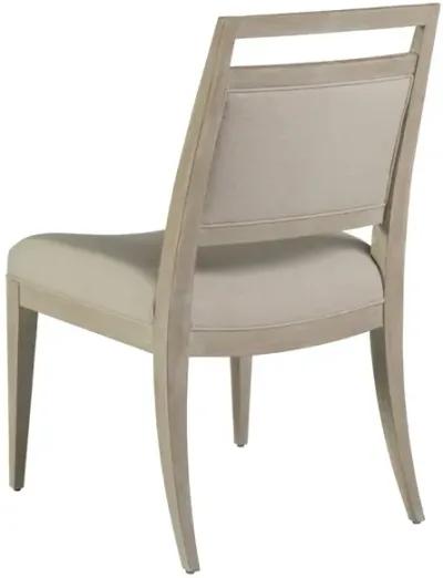 Artistica Home by Lexington Cohesion Program Nico 19.75 Inch Upholstered Wood Side Chair White Washed/Beige