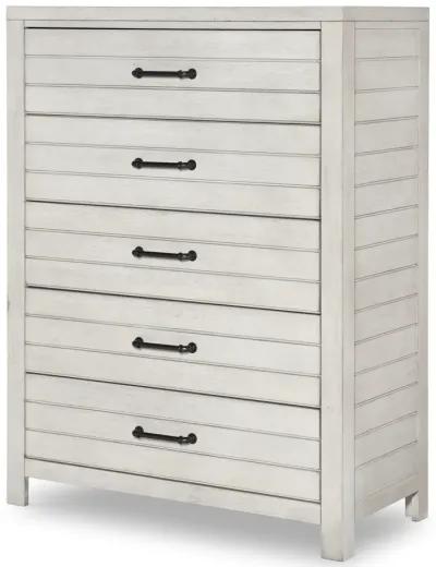 Legacy Classic Kids/Teens Summer Camp Gray Drawer White Finish Chest