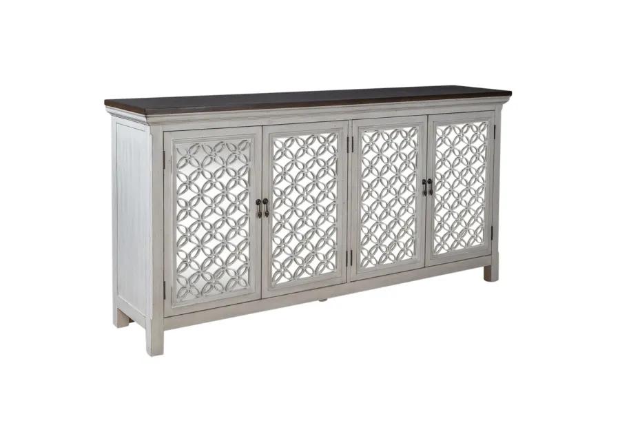 4 DOOR ACCENT CABINET - WESTRIDGE