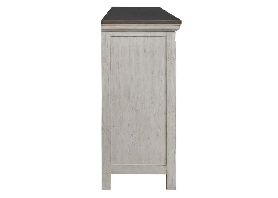 4 DOOR ACCENT CABINET - WESTRIDGE