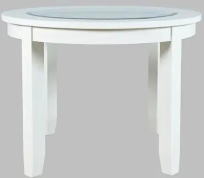 Jofran Urban Icon Round Dining Table White