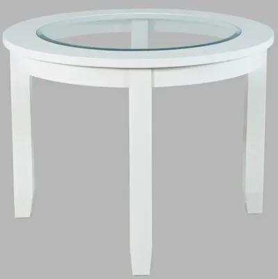 Jofran Urban Icon Round Dining Table White