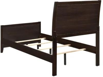 Coaster Carlton Wood Twin Panel Bed Cappuccino