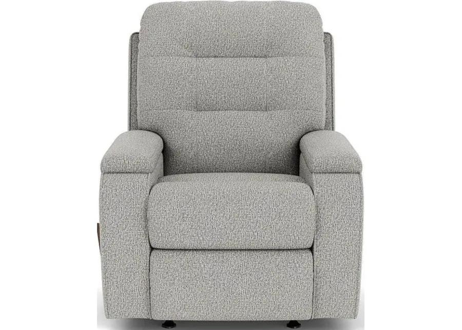 KERRIE SILVER SPRAY ROCKING MANUAL RECLINER