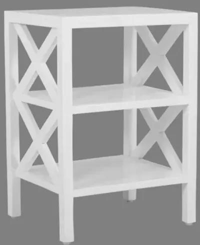 Jofran Dylan X Side Accent Table White