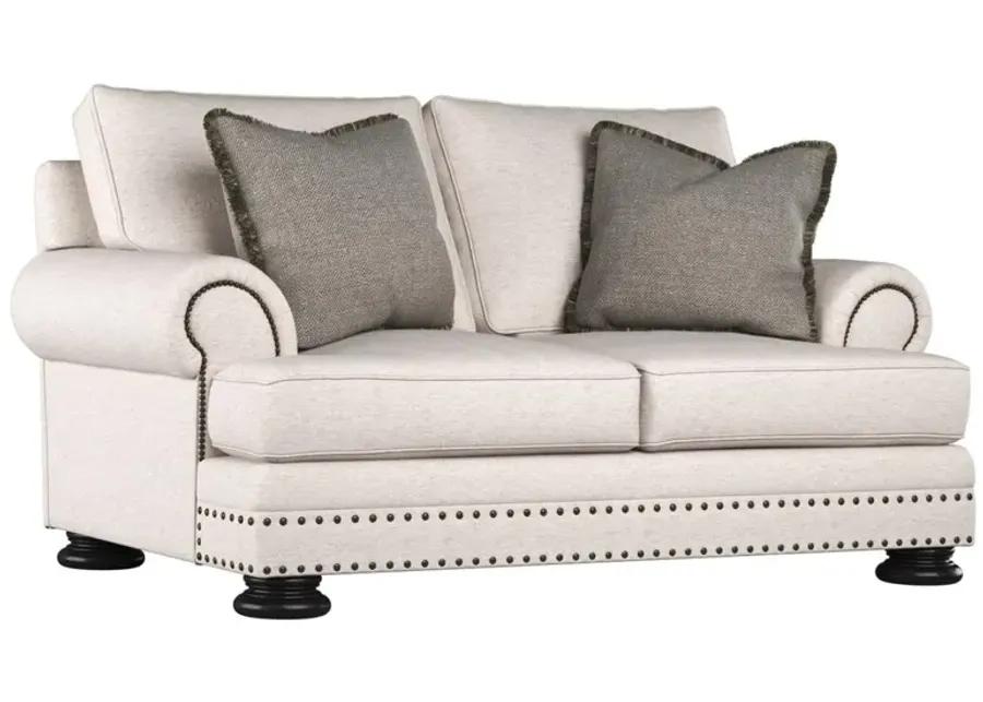 FOSTER CREAM FABRIC LOVESEAT