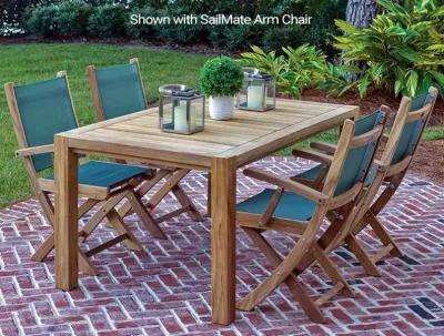 Royal Teak 63 Inch Stationary Outdoor Comfort Dining Table