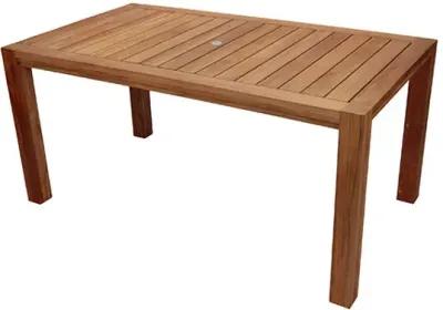 Royal Teak 63 Inch Stationary Outdoor Comfort Dining Table