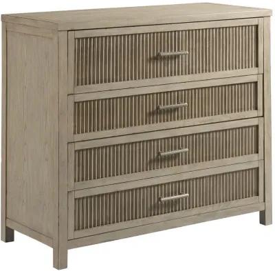 American Drew West Fork Grooved Drawer Dresser in Light Oak Finish