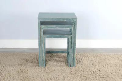 Sunny Designs Marina Seagrass Nesting Tables