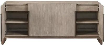 Universal Pescadero Otter/Weathered Oak Credenza Sideboard