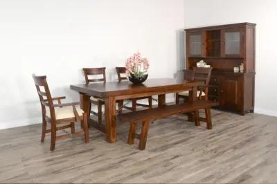 TUSCANY VINTAGE MOCHA 86-122 INCH EXTENSION DINING TABLE