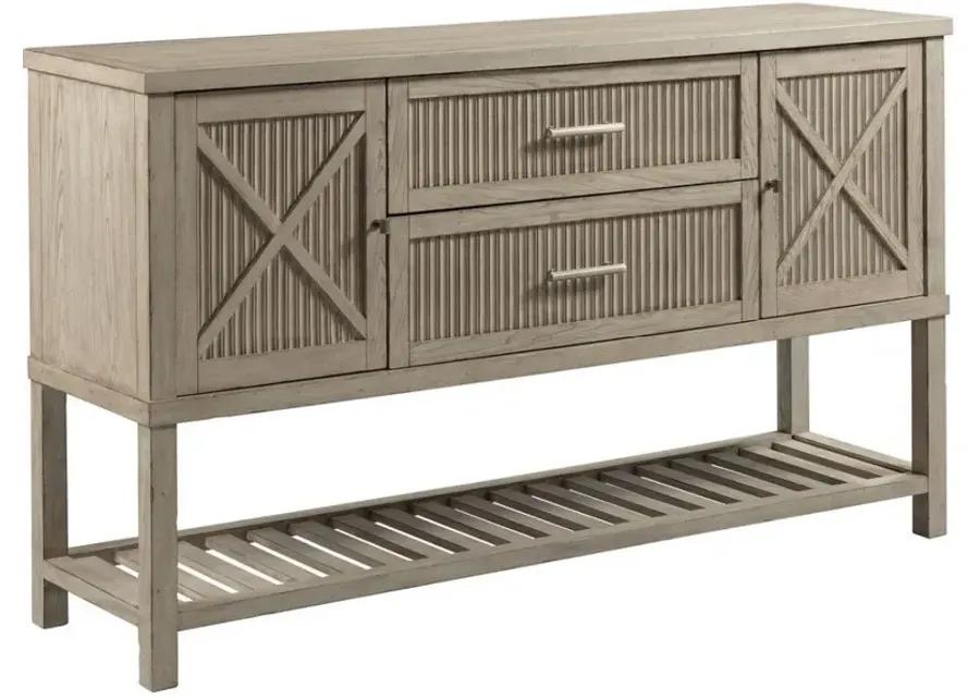 WEST FORK SLOAN TAUPE ELM SIDEBOARD