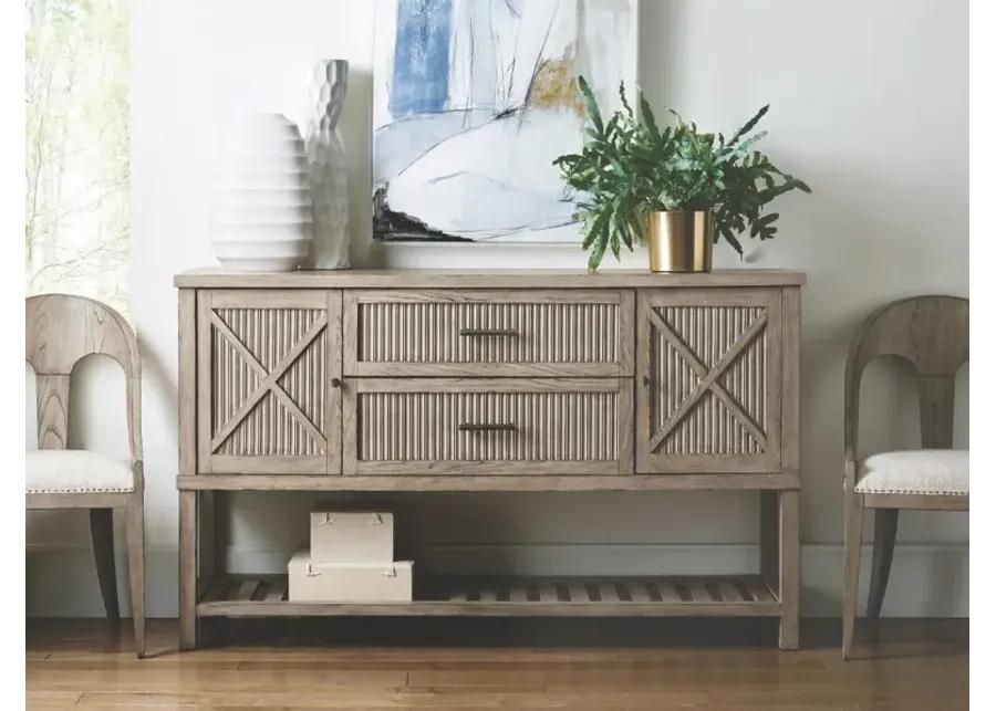 WEST FORK SLOAN TAUPE ELM SIDEBOARD