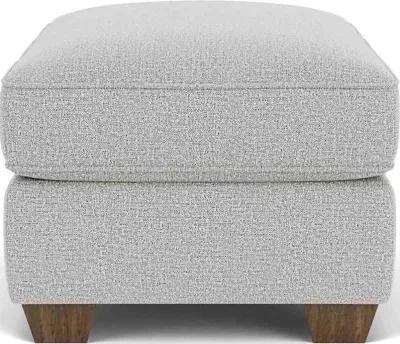 Flexsteel Carson Silver Glacier Ottoman