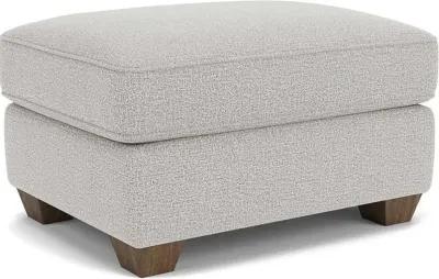 Flexsteel Carson Silver Glacier Ottoman