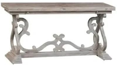 Crestview Hawthorne Estate Gray Console Table