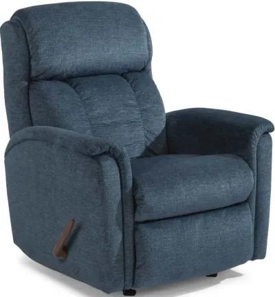 Flexsteel Luna Blue Navy Manual Recliner