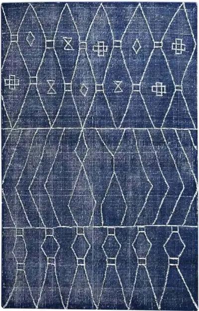 Uttermost Fressia Indigo Blue 5 X 8 Rug