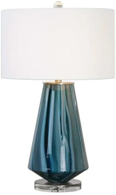 Uttermost Pescara Teal-Gray Table Lamp