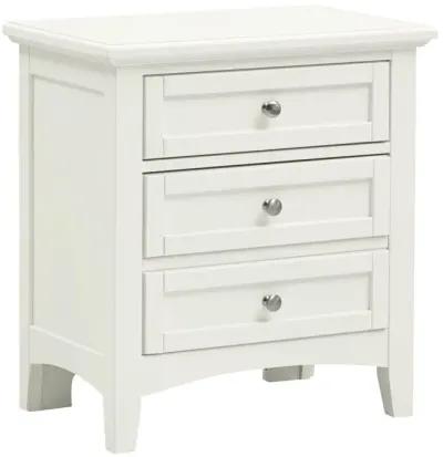 Vaughan-Bassett Bonanza White 2-Drawer Nightstand