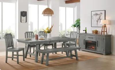 Martin Svensson Beach House Server in Dove Grey