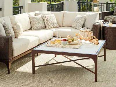 Tommy Bahama Outdoor by Lexington Abaco Square Cocktail Coffee Table