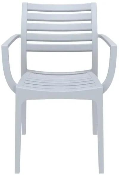 Compamia Artemis Outdoor Dining Arm Chair Silver Gray