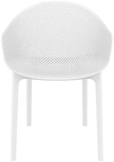 Compamia Sky Outdoor Dining Chair White